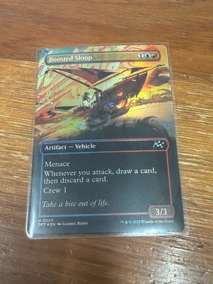 Boosted Sloop (Borderless) #320 (NM) Aetherdrift DFT Magic MTG
