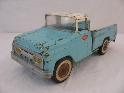 1962 Tonka Toys Turquoise Jet Delivery / Camper Pickup Truck Parts / Restore