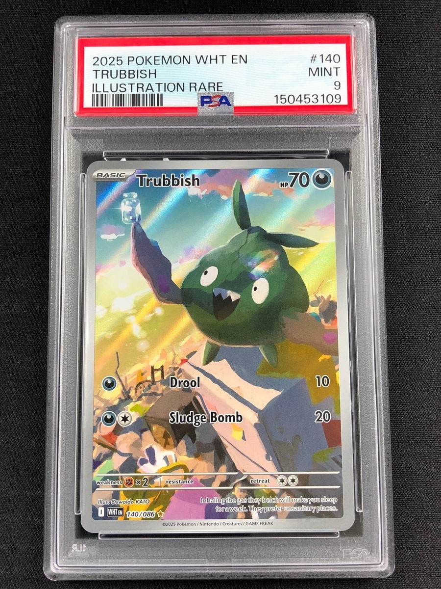 trubbish pokemon card value (Mirror Foil) - SV8a: Terastal Fest ex [POKE BALL PATTERN] [Near Mint] 094/187 Card Type Trubbish 140/086 Sv: White Flare