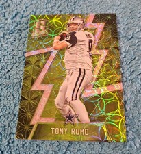 2016 Spectra Tony Romo Dallas Cowboys Green Prizm 21/25 #32