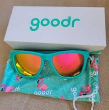 Goodr OG Sunglasses: YOU RIDE YOU CREW - Teal Turquoise - New in Box