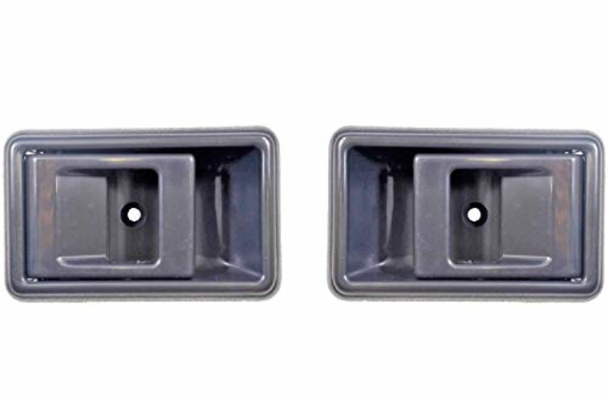 fits 1989 to 1995 Toyota Pickup Interior Door Handle Left and Right Gray