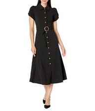 Calvin Klein Women's Midi Dress Black 10