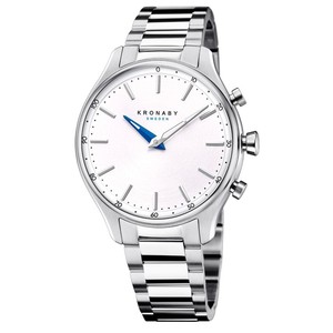 smartwatch with metal bracelet