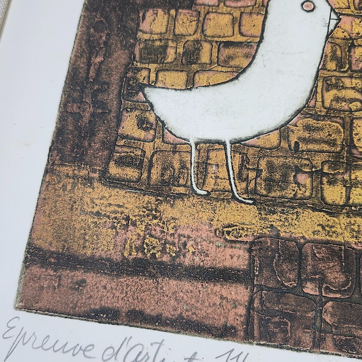 "Bonsoir" - Engraving by E. Guggenheim - Signed & Numbered Artist's Proof image 8