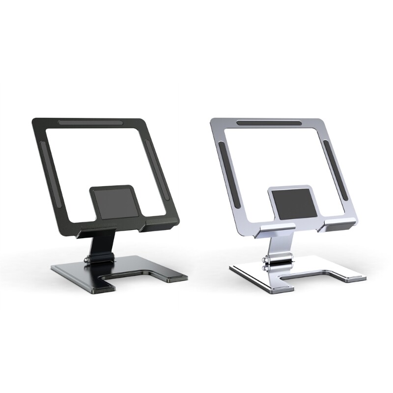 Adjustable Tablet Stand Holder for Desk or Portable Monitors - Durable & Portable Design-image