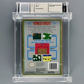 NES King's Knight (1985) Nintendo Sealed WaTa 7.5 Complete CIB New Unopened