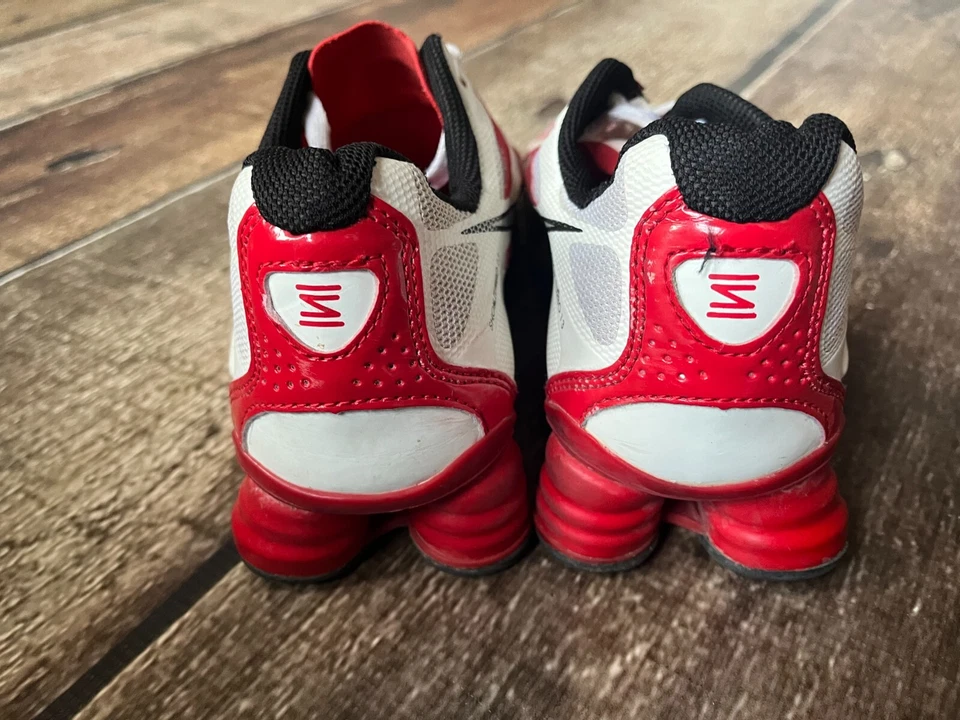 ZAPATOS ZAPATILLAS NIKE SHOX TURBO 13 ROJO BLANCO MUJER TALLA 7 EXCELENTE ESTADO Foto 3 de 4