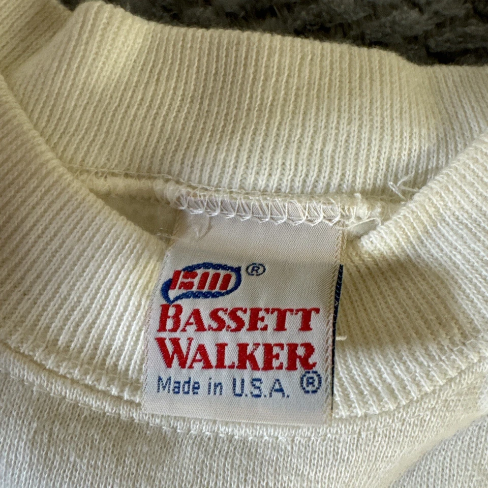 Texas Sesquicentennial Sweatshirt Adult Size L White Crewneck Vintage - Image 4 of 4