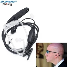 Covert Air Acoustic Tube Headset For BaoFeng UV-9R plus UV-XR R760 GT-3WP Radio