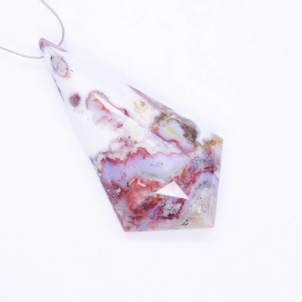 Natural Red Agate Gemstone Kite Shape Red Agate Faceted Cabochons Gemstone Beads - Image 2 of 4