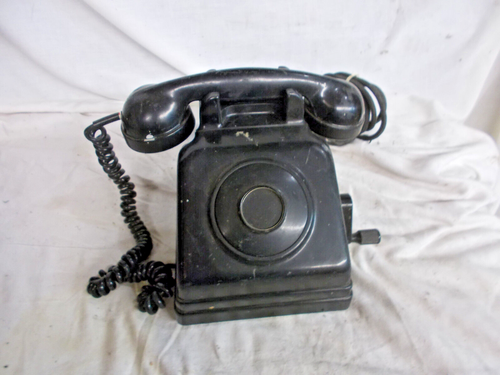 Telefono a manovella magnetica "Belgio" con numero 2839A - Foto 1 di 9