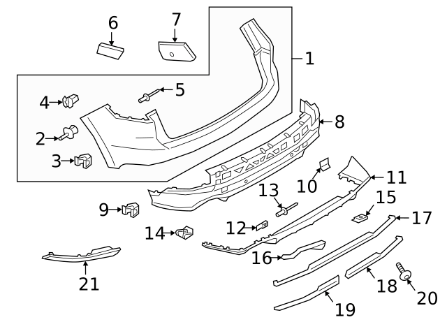 Genuine PORSCHE Cayenne lower bumper spoiler & trim 9Y0807834AOK1 