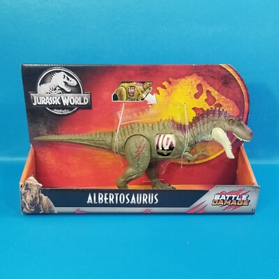 Jurassic World Battle Damage ALBERTOSAURUS Dino Rivals Action