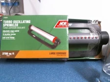 Ace 7139231, Turbo Oscillating Sprinkler, Large Coverage, 3700 sq. ft., F-SHIP 