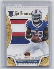 2013 Panini Crown Royale #25 Marquise Goodwin Rookie Silhouettes Prime #/99
