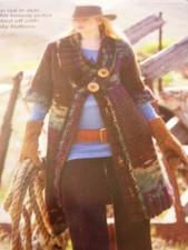 Knitting Pattern- Lady's  Gorgeous  Coatigan  In Sirdar Indie Chunky-32-54in