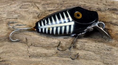 VINTAGE HEDDON USA MIDGIT DIGIT FLACHER TAUCHENDER FISCHKÖDER - Bild 2 von 6