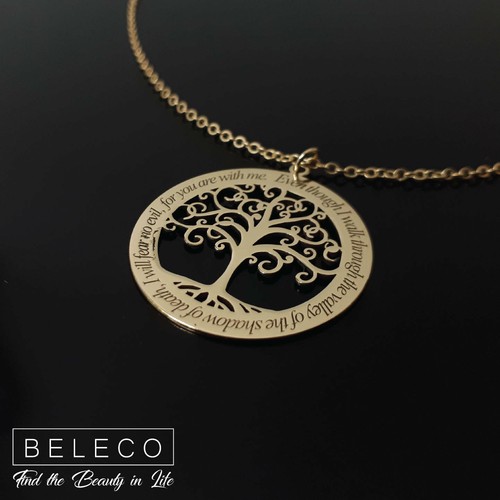 Tree of Life Necklace Personalized 