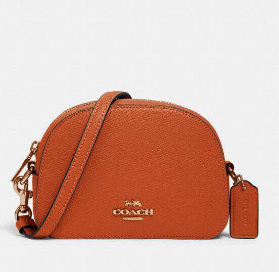 Coach 97561 Crossgrain Leather Mini Serena Crossbody Bag in Sedona for