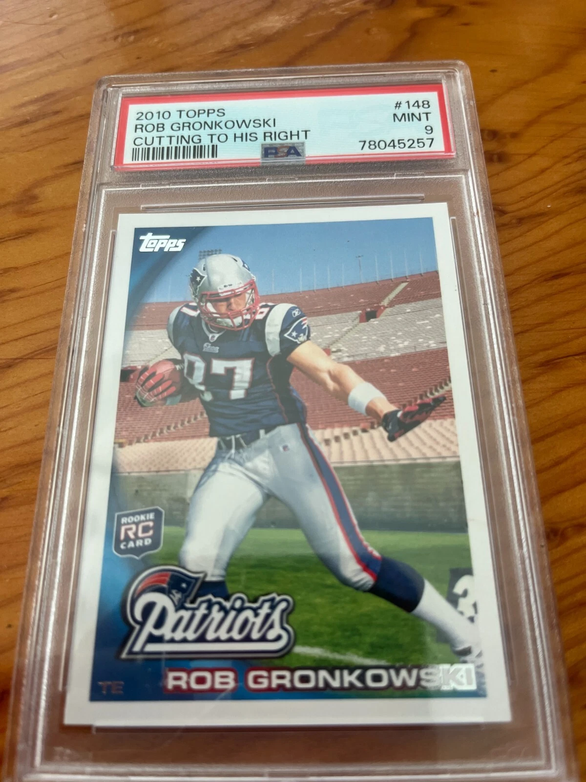 Deal for 2010 Topps - Rob Gronkowski #148 Ball in Right Arm (RC) PSA 9