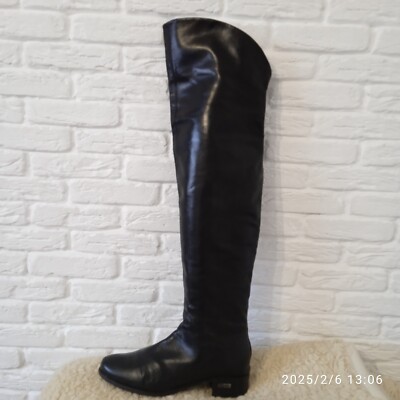 Loriblu Leather Black Boots Size EU 40