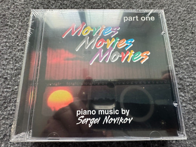 NEW Sealed 2-CD Set: Movies, Movies, Movies - Piano Music by Sergei Novikov