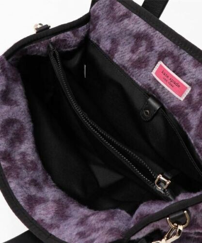 Kate Spade Morley Leopard Fabric Medium NS Crossbody 