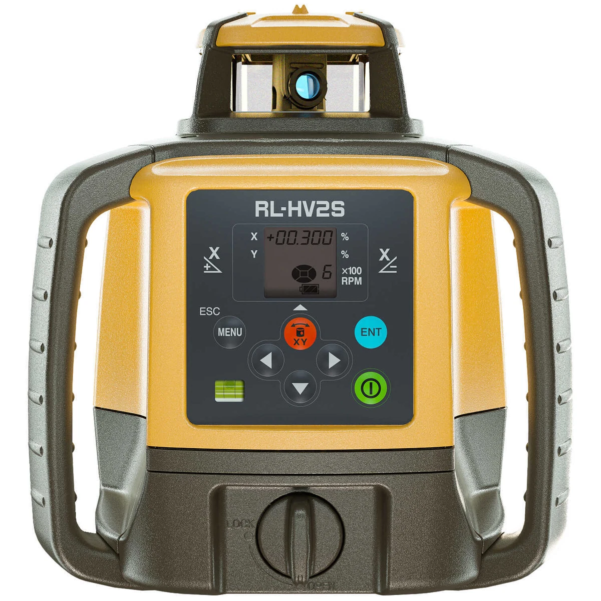 Topcon Dual Slope Laser Level Model RL HV2S w Rechargeable Ni MH Battery and
