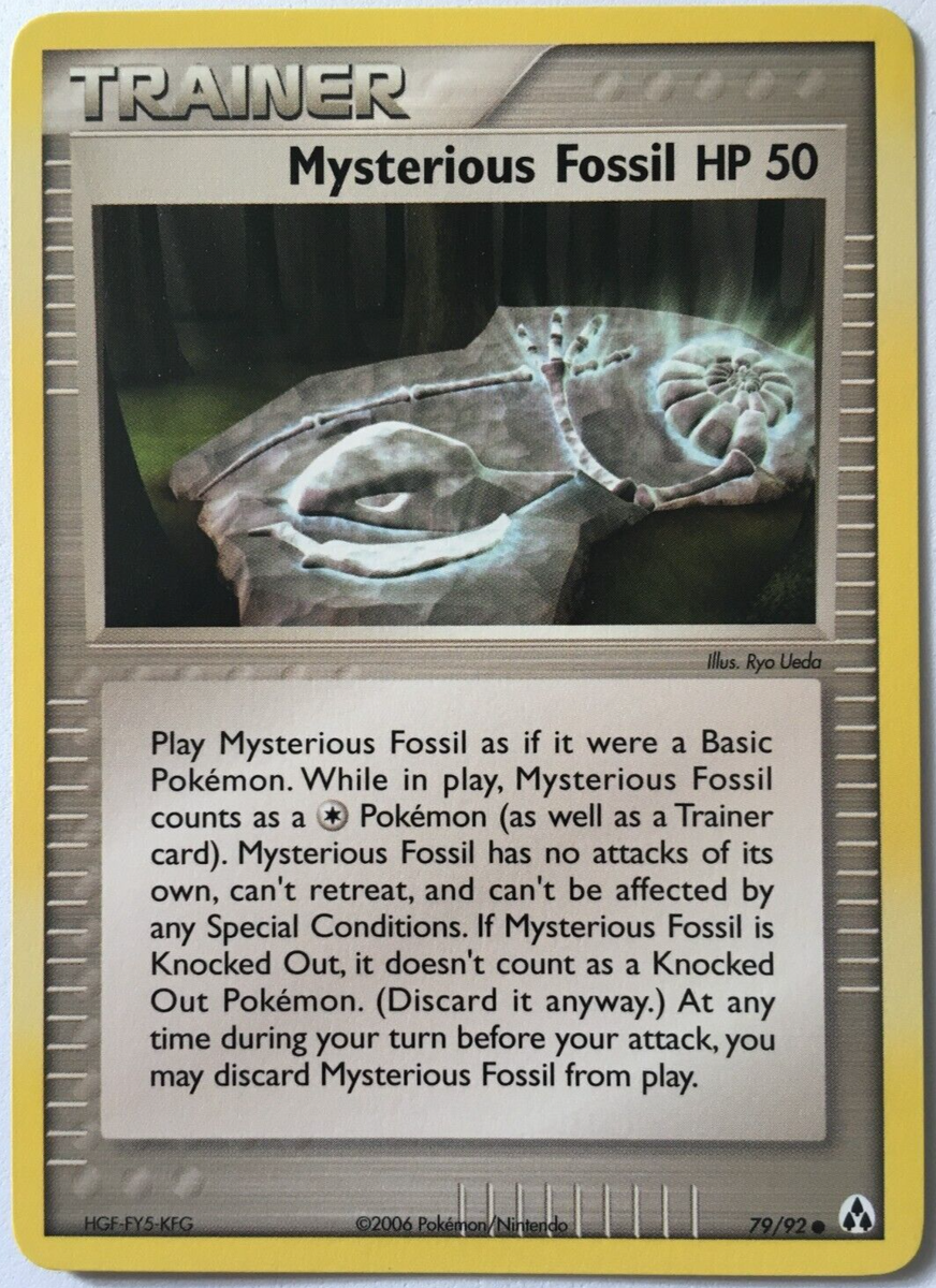 POKEMON MYSTERIOUS FOSSIL 79/92 EX LEGEND MAKER COMMON NEAR MINT