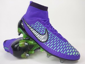 purple soccer shoes