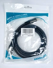 New Akkkgoo 8k Display Port Cable 4.9ft/1.5m Ultra HD DP1.4 Male to Male