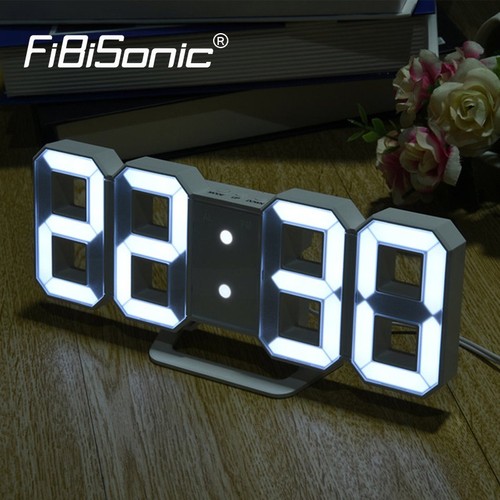 Ha Portato Sveglia Digitale Elettronica da Scrivania Tavolo Orologio grandi  numeri grandi cifre | eBay