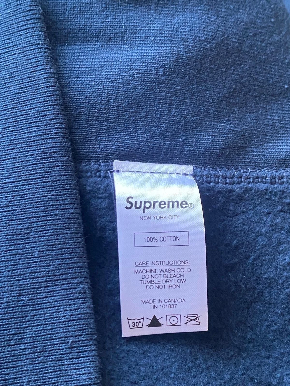 Supreme Bandana Box Logo Felpa con Cappuccio Navy Medium M Felpa con Cappuccio 100% Autentica