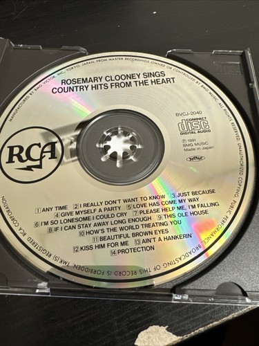 Rosemary Clooney Sings Country Hits From The Heart Cd Japanese Japan BVCJ-2040 - Imagen 4 de 7