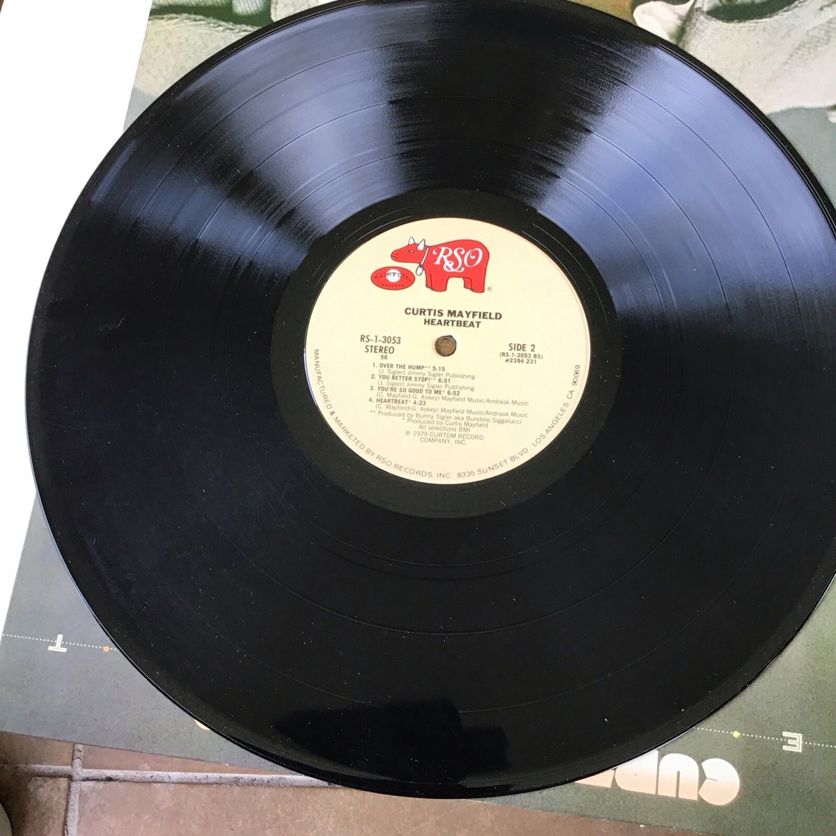 A67 Curtis Mayfield: Heartbeat, 1979 RSO Records RS-1-3053 - Funk
