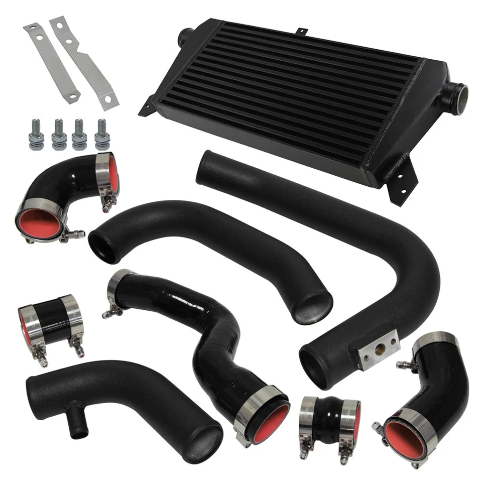 Front Mount Intercooler+Pipe Kit For Audi A4 1.8T Turbo B6 Quattro 2002-2006 BK - Image 4 of 4