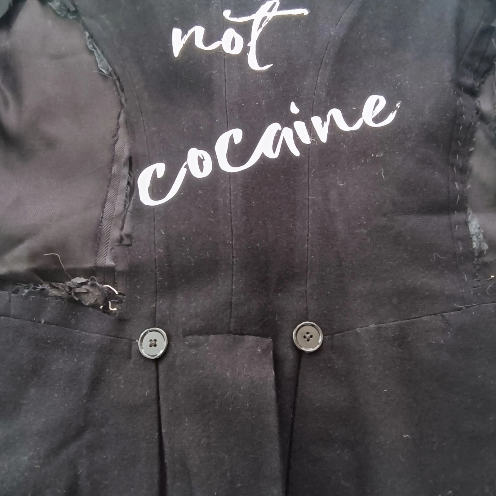 Paul McNeil Customised / DECONSTRUCTED VINTAGE TAIL JACKET Size L / XL SUPERB - product detail image 18