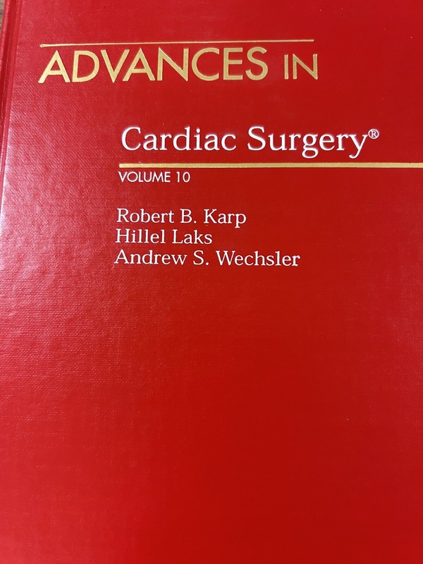 Advances in Cardiac Surgery by Robert Karp; Vol 10 (1998, Hardcover)