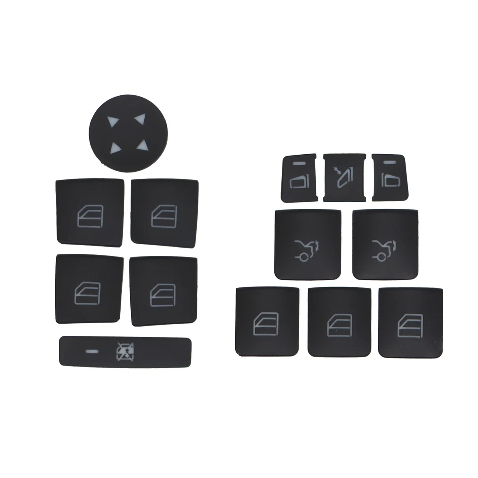 Tapas de cubierta de interruptor de ventana maestra para Mercedes-Benz CLS400 ML250 ML400 CLK55 2015 Foto 4 de 4