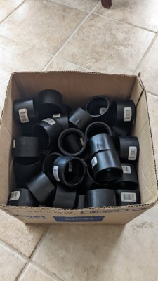 LOTS OF 80 NIBCO 1-1/2-in ABS DWV Coupling  hub x hub couple fitting CL5801