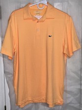 Vineyard Vines Men's Polo Short Sleeve Shirt - Size Medium - Pre-Owned - Embriod