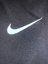 Nike Cotton Sweatpants With Pockets Youth Size Large White Swoosh Straight Leg