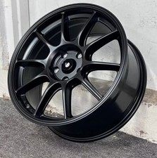 Set 4 15 Tuner Style Wheels Rims Satin Black Fits Honda Civic Insight Crx Set 4 15 Tuner Style Wheels Rims Satin Black Fits Honda Civic Insight Crx