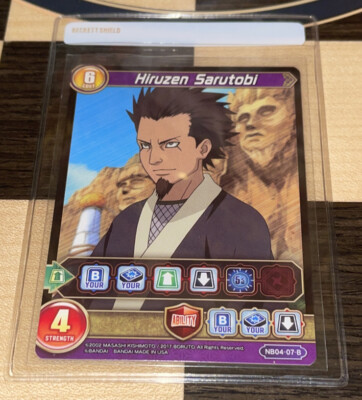 Hiruzen Sarutobi NB04-07-B Naruto Boruto TCG Next Generations Card in Protector