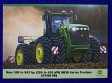 JOHN DEERE 9030 TRACTOR 2010 BROCHURE AGRICULTURE FARMING SPECIFICATION DATA