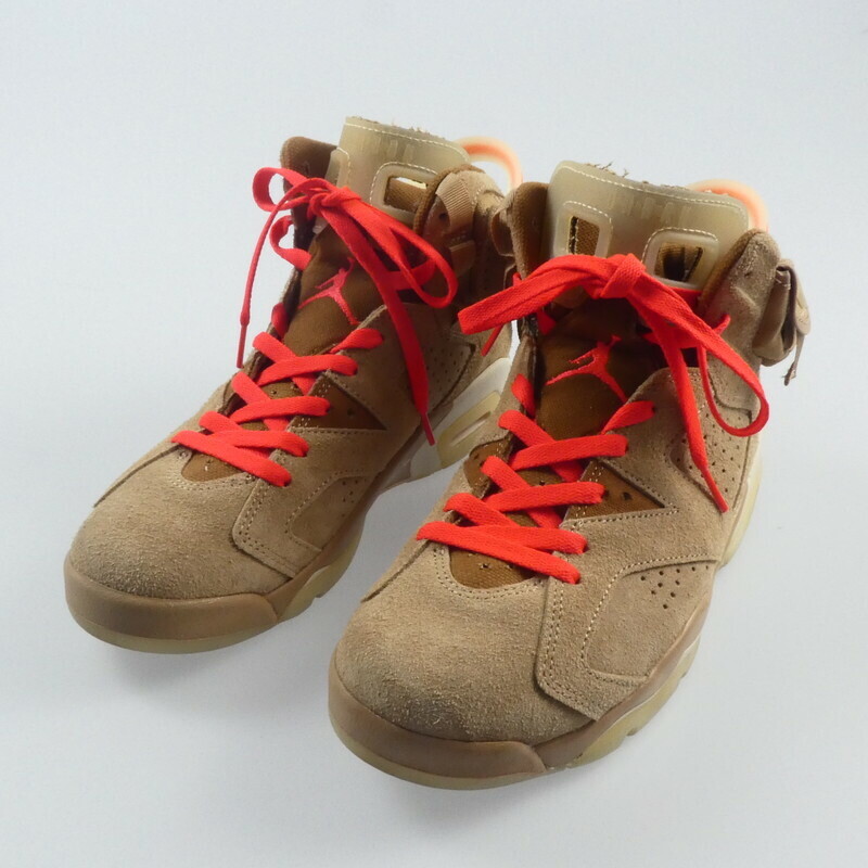 Nike Air Jordan 6 Retro British Sneakers Dh0690-200 Brown 26cm FLm88