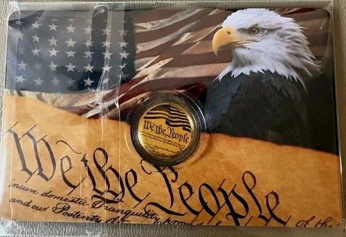 1/1000th Gold Coin Bald Eagle “We The People”