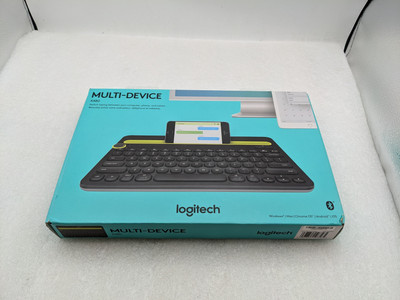 Logitech K480 Multi-Device Bluetooth Keyboard BLACK Phone Tablet Computer