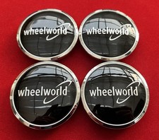4x Original Wheelworld Felgendeckel / Nabendeckel / Felgenkappen 69mm NEU